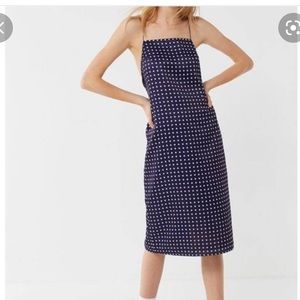 urban outfitters silky midi dress